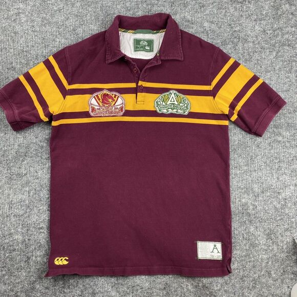 Canterbury Other - Brisbane Broncos Rugby Shirt Men Medium Shirt Collared Red Y2K 2008 Canterbury